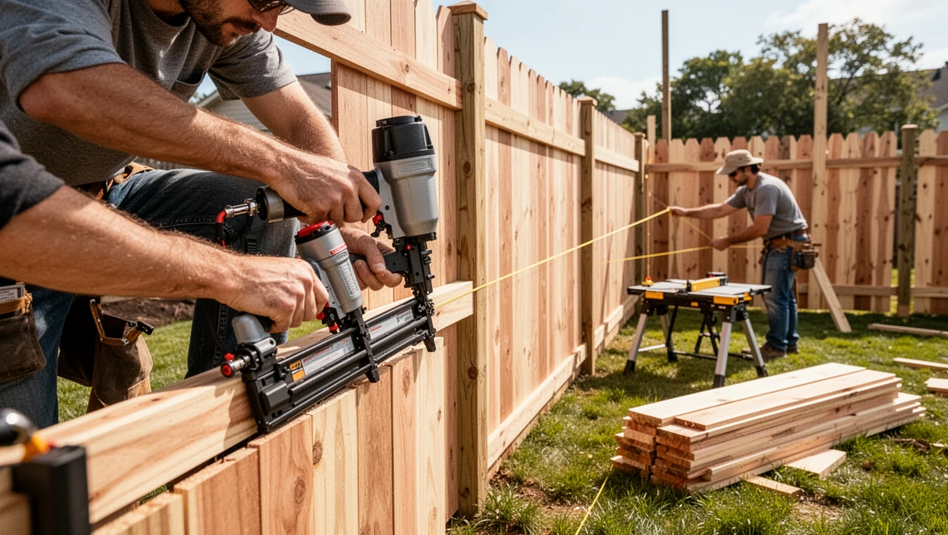 Wood Privacy Fencing